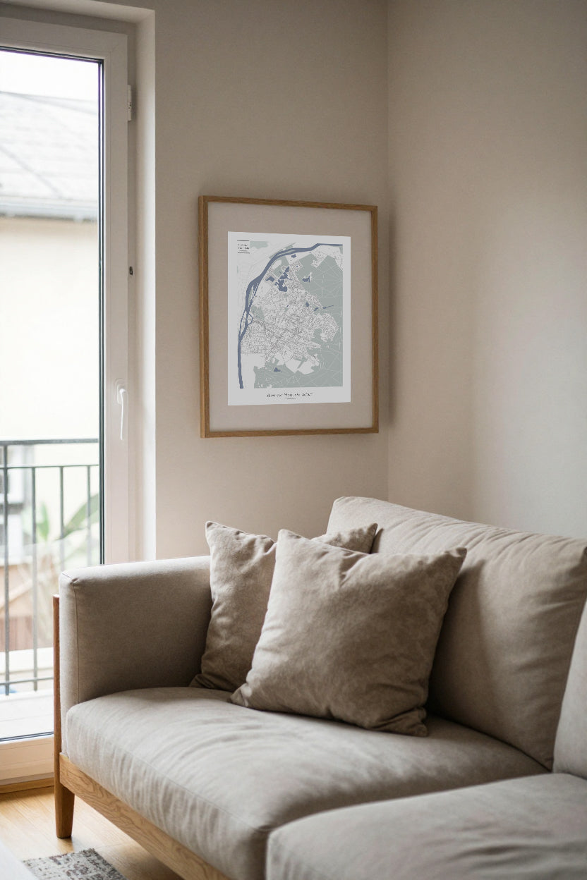 Affiche A3 - Bien sur Mon Isle - L'isle Adam